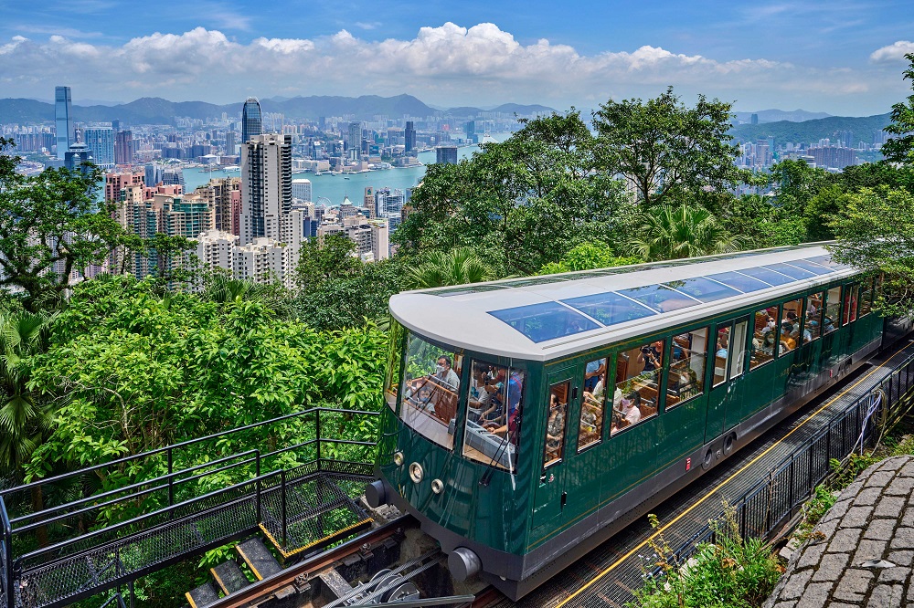 自 1888 年启用的经典山顶缆车 (2022)