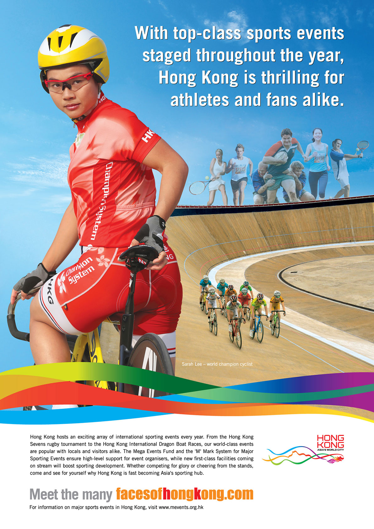 Faces of Hong Kong poster - Sarah Lee