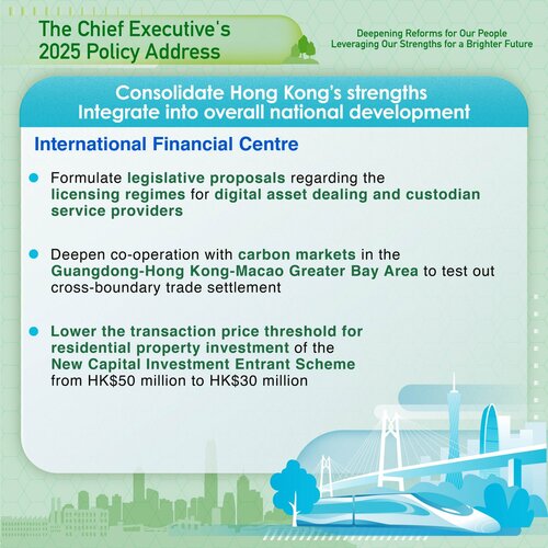 BREAKING: Hong Kong's status as an international financial centre will be consolidated by measures in the #policyaddress2025 including supporting China Concept Stock companies to return and choose #HongKong as their preferred destination, establishment of a central clearing https://t.co/TB3ggvLyTG