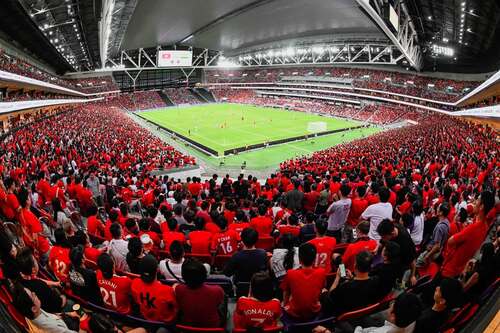 Goooaaalll⚽! A record home crowd of more than 42,500 football fans at the new Kai Tak Stadium yesterday (Jun 10) cheered team Hong Kong, China to a dramatic 1-0 victory over India thanks to a stoppage-time penalty goal in the Asian Cup Group C qualifier. The remarkable result keeps Hong Kong, China on track for a place in the 2027 AFC Asian Cup finals in Saudi Arabia. Well played Hong Kong!   #hongkong #brandhongkong #aisasworldcity #dynamic