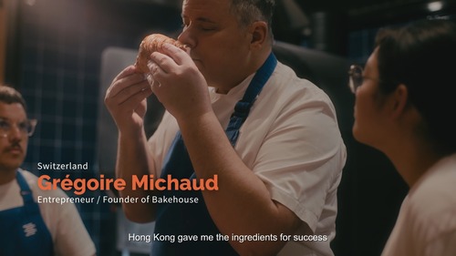“Opportunities are right here!” says Grégoire Michaud, founder of Bakehouse.🌟 Originally from Switzerland, Grégoire Michaud made Hong Kong his home and founded Bakehouse bakery. Inspired by the city’s rich heritage and vibrant multicultural energy, he pours his love for Hong Kong into every bake — blending local flavours to celebrate the community where he has grown his business. Hong Kong not only fuels his culinary creativity, but also connects him to customers worldwide and opens doors to expand into the Greater Bay Area. Watch the video to discover how Hong Kong unlocks endless opportunities for global talent.🚀  Video: Hong Kong Talent Engage @hktalentengage   Bakehouse 創辦人Grégoire Michaud（閔言樂） 表示機會就在香港這裏！🌟來自瑞士的 Grégoire 視香港為家，並在此創立 Bakehouse。他深受這座城市豐富的文化底蘊及多元活力的啟發，將對香港的熱愛傾注於手藝之中，創造出融合本地風味的烘焙作品，向這個讓他開創事業的城市致敬。 香港不僅激發了他的創意靈感，更讓他連繫全球顧客，開拓大灣區機遇。立即觀看影片，了解香港如何為全球人才提供無限機遇。🚀  影片：香港人才服務辦公室  #hongkong #brandhongkong #asiasworldcity #hongkongtalentengage #HKTE #香港 #香港品牌 #亞洲國際都會 #香港人才服務辦公室 #人才