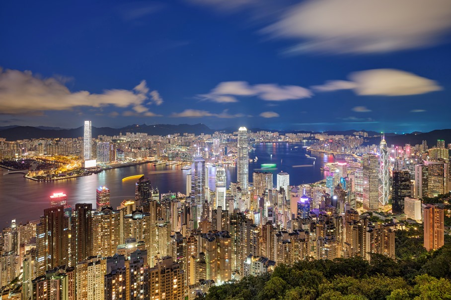 滿城璀璨的香港夜景 (2024)